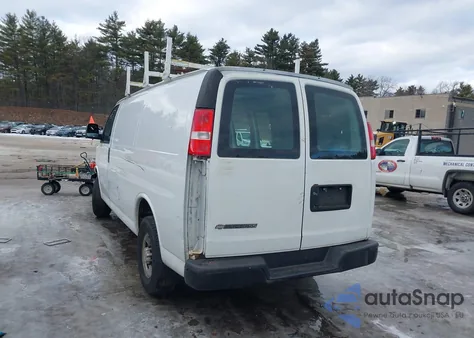 2014 Chevrolet Express 2500 Work Van из США, поврежденный, VIN 1GCWGFCA3E1130286